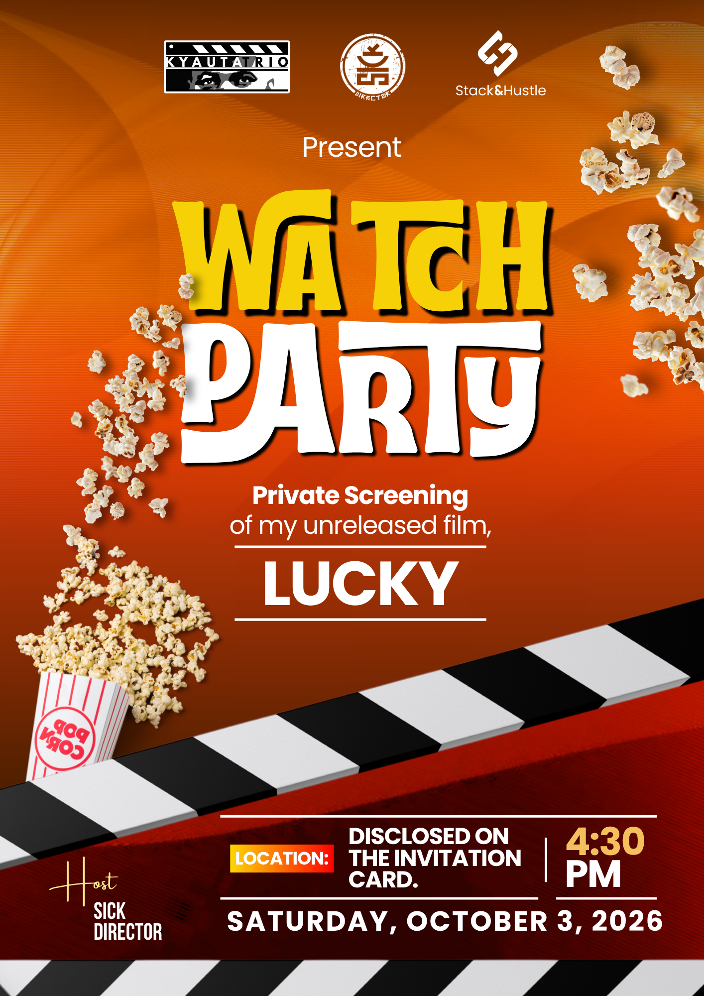 Sick Watch Party – Private Screening of Lucky